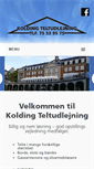 Mobile Screenshot of kolding-teltudlejning.dk